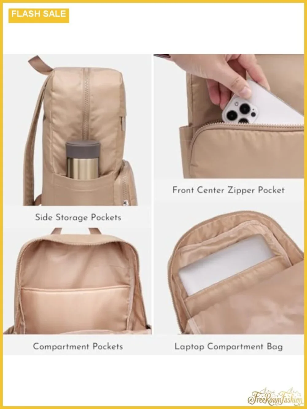 Fashion Backpack for Women Lightweight Casual Daypack Travel College Aesthetic